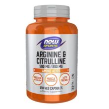 آرژنین و سیترولین ناو NOW Arginine and Citrulline