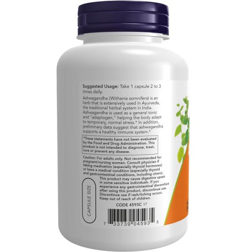 آشواگاندا ناو 450 میلی گرم 180 عدد NOW Ashwagandha 6686d2f8aab26.jpeg