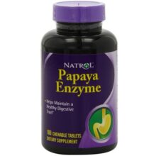 آنزیم پاپایا ناترول Natrol Papaya Enzyme
