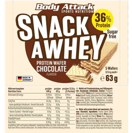 اسنک وی بادی اتک 63 گرم BODY ATTACK SNACK A WHEY 6686e76df10d1.jpeg