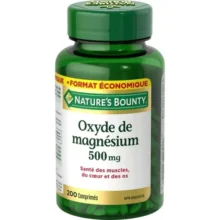 اکسید منیزیم نیچرز بونتی 200 عدد Nature’s Bounty Magnesium Oxide