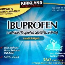ایبوپروفن کرکلند 360 عددی Kirkland Signature Ibuprofen 200 mg