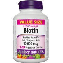 بیوتن وبر نچرالز 10000 میکروگرم 120 کپسول گیاهی