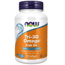 تری تری دی امگا 3 ناو 90 عددی NOW Tri-3D Omega