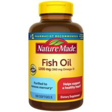 روغن ماهی 300 عددی نیچرمید  Nature Made Fish Oil 1200