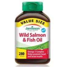روغن ماهی و سالمون وحشی جیمیسون 280 عدد Jamieson Wild Salmon & Fish Oils