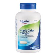 سرکه سیب اکوایت 240 عددی Equate Apple Cider Vinegar 500 mg