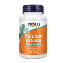 سیترات کلسیم ناو 100 عددی NOW Calcium Citrate Tablets