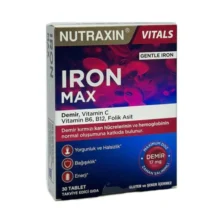 قرص آهن ایرون مکس نوتراکسین 30 عدد Nutraxin Vitals Iron Max