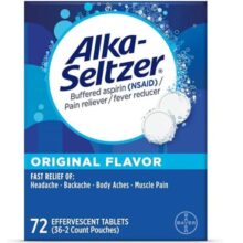 قرص جوشان آلکا سلتزر اورجینال فلاور 72 عدد