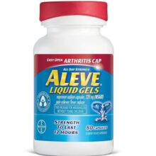مسکن لیکوید ژل الیو 80 عدد Aleve Liquid Gels