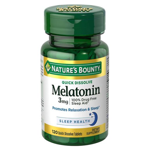 ملاتونین نیچرز بونتی 3 میلی گرم 120 عدد NATURES BOUNTY Melatonin 6651ef4c6fe33.jpeg