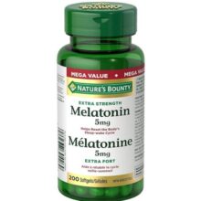 ملاتونین نیچرز بونتی 5 میلی گرم 200 عدد Nature’s Bounty Melatonin 662d548ecaea3.jpeg