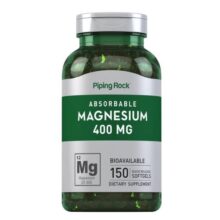 منیزیم 400 میلی گرم پایپینگ راک 150 عددی PipingRock Magnesium, 400 mg