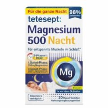 منیزیم 500 تِتِ‌سپت  Tetesept Magnesium 500 Nacht