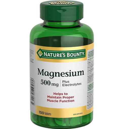منیزیم نیچرز بونتی 500 میلی گرم 150 عدد به همراه الکترولیت 6626a228def9a.jpeg