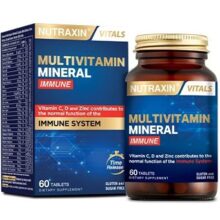 مولتی ویتامین مینرال نوتراکسین 60 عددی Nutraxin Multivitamin Mineral Immune