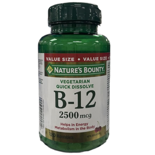 ویتامین B12 نیچرز بونتی 2500 میکروگرم 120 عدد 6626a1e3dd61a.png