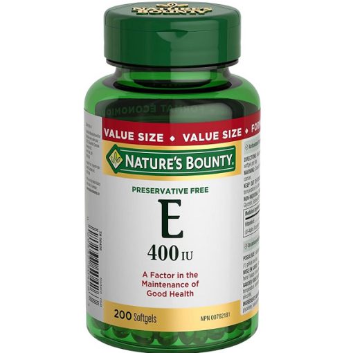 ویتامین ای نیچرز بونتی 400 واحد 200 عدد Nature’s Bounty Vitamin E 400IU 6654cee639362.jpeg