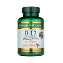 ویتامین ب12 نیچرز بونتی 300 عددی Nature’s Bounty Methylcobalamin Vitamin B-12 2500 mcg