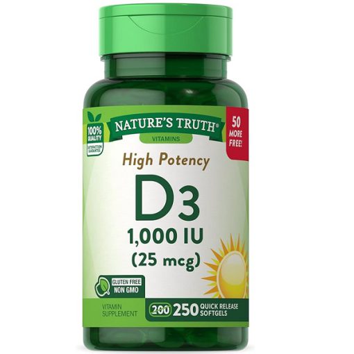 ویتامین دی نچرالز تریث Nature’s Truth Vitamin D3 1000 IU 6627d1512f499.jpeg