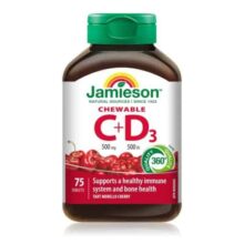 ویتامین سی و د3 جمیسون 75 عددی Jamieson Vitamin C & Vitamin D