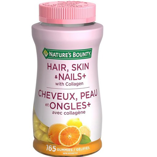 پاستیل تقویت کننده مو، پوست و ناخن نیچرز بونتی حاوی کلاژن 165 عدد 6651e6d16acc7.jpeg