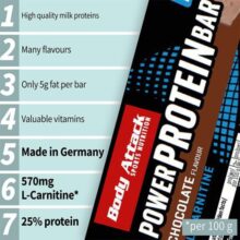 پروتئین بار پاور بادی اتک 35 گرم  BODY ATTACK POWER PROTEIN BAR 6686e8240cef0.jpeg
