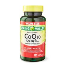 کوآنزیم CoQ10 اسپرینگ والی 30 و 60 عددی Spring Valley Rapid-Release CoQ10, 100 mg Softgels