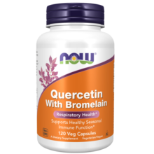 کوئرستین و بروملین ناو 120 عدد NOW Quercetin with Bromelain