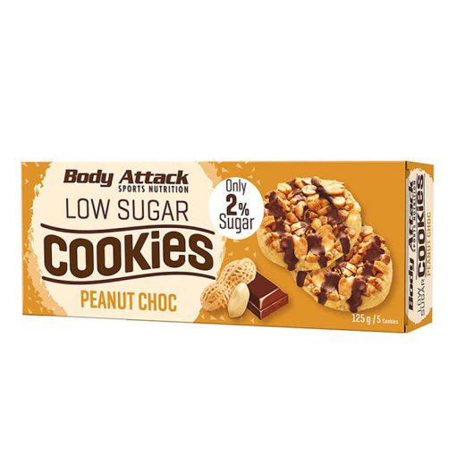 کوکی کم قند بادی اتک 115 گرم Body Attack Low Sugar Cookies 6686e77c54706.jpeg