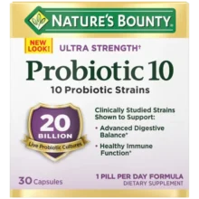 کپسول پروبیوتیک 10 نیچرز بونتی 30 عدد