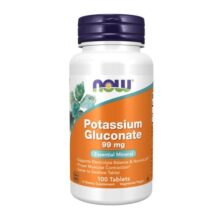 گلوکونات پتاسیم ناو 100 عددی NOW Potassium Gluconate 99 mg Tablets