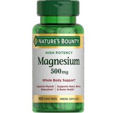 منیزیم نیچرز بونتی 500 میلی گرم Nature’s Bounty Magnesium